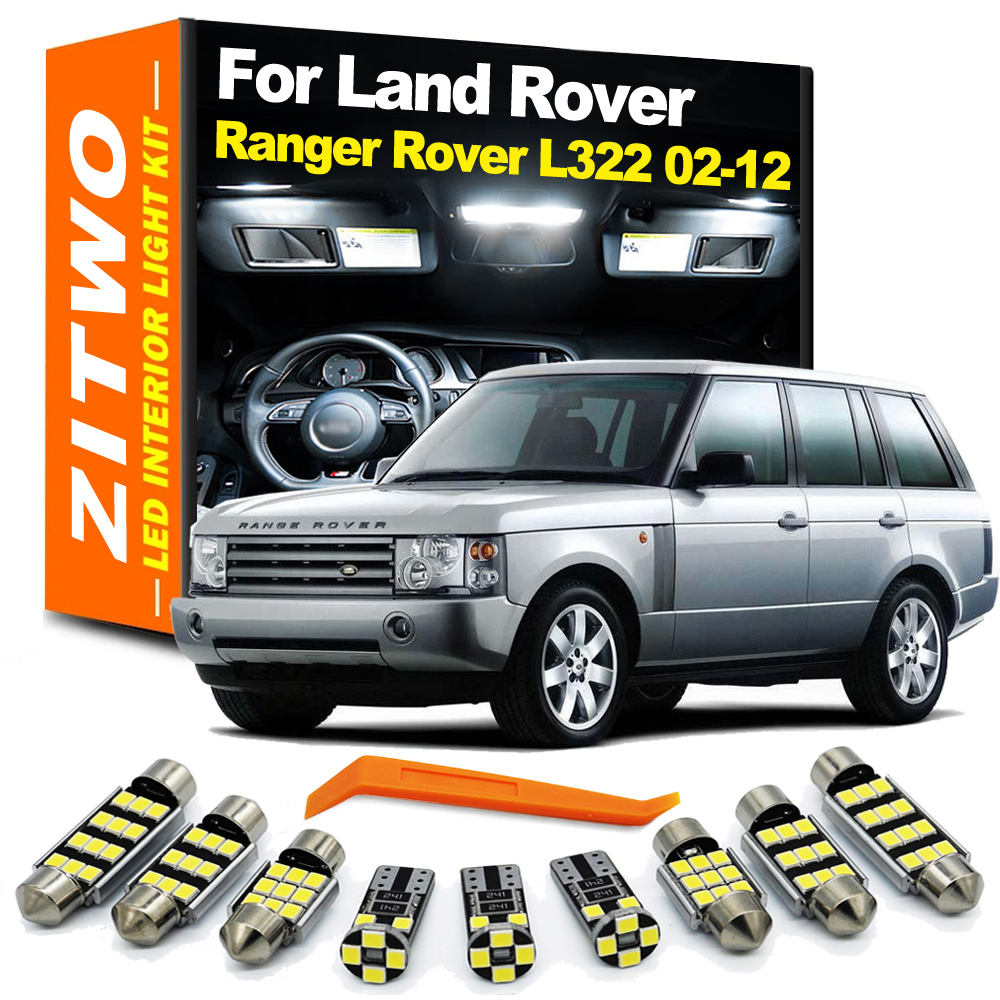 ZITWO 24 個完全な Canbus LED インテリアドーム読書ドアライトキットランドローバーレンジローバー L322 2002-2009 2010 2011 2012
