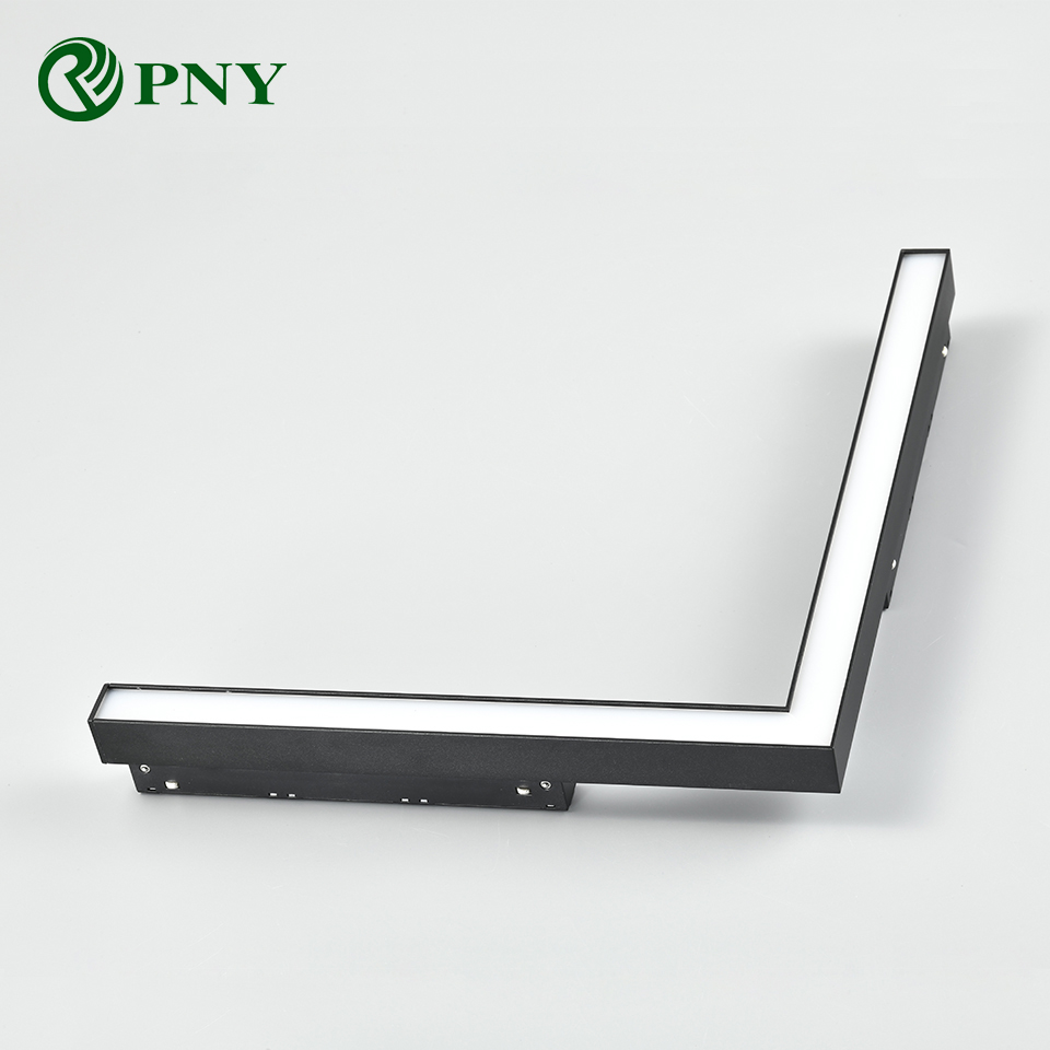 PNY LED 磁気トラック照明 48V コーナー投光器 Tuya Zigbee 調光可能なスマートホームマグネットレールランプメインライトなし