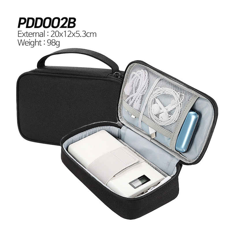 ALIKAN PDD002 20x12x5.3cm ケーブルオーガナイザーポーチ多機能ケーブル収納袋ミニ USB フラッシュドライブ