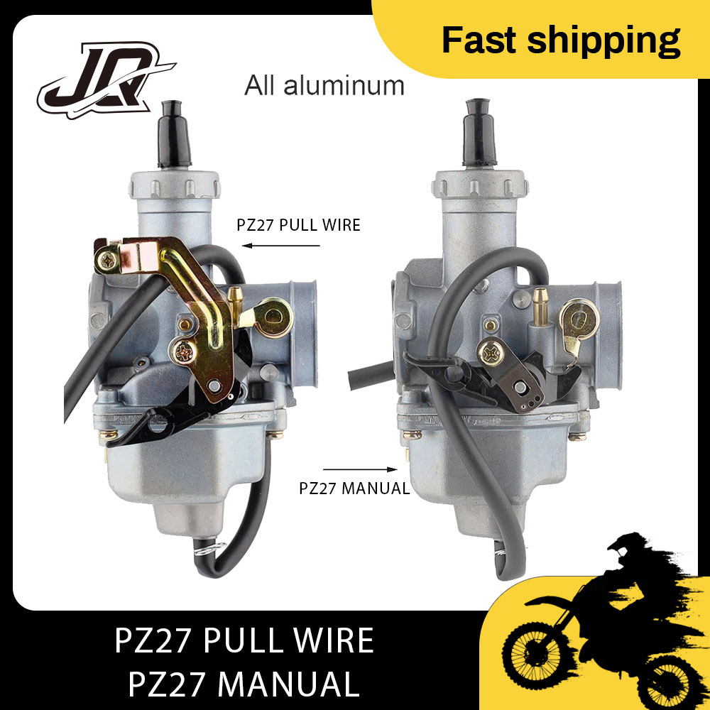 For 27mm Carb 125 To 300cc Quad Go Kart Modified ATV Carburetor Spare Parts For Pit Bike 125 All aluminum Carburetor PZ27 Enduro