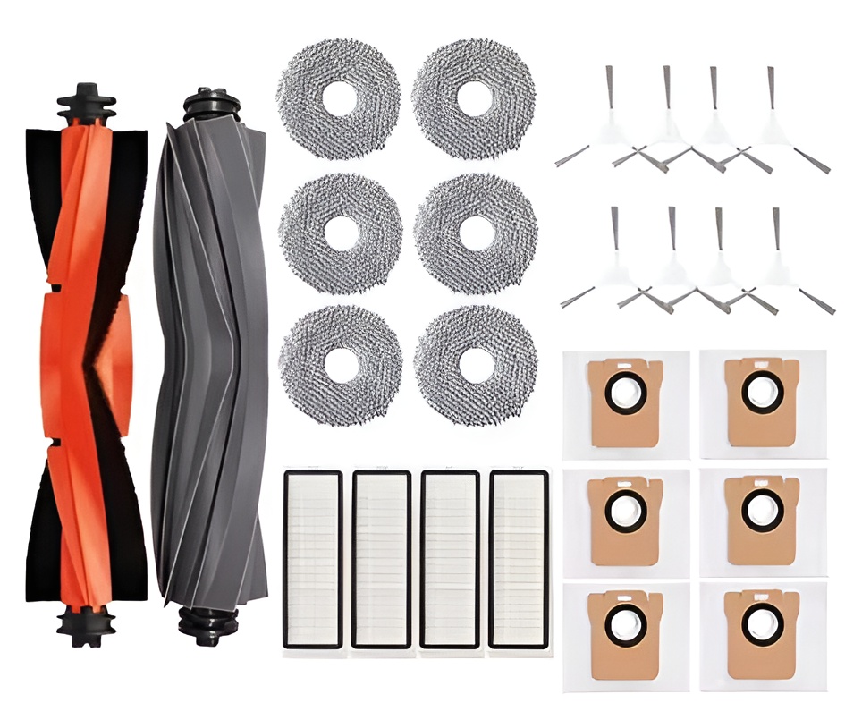 Xiaomi ロボット掃除機 X20/X20 プラスダストバッグモップ布アクセサリーメインサイドブラシ Hepa フィルター交換部品