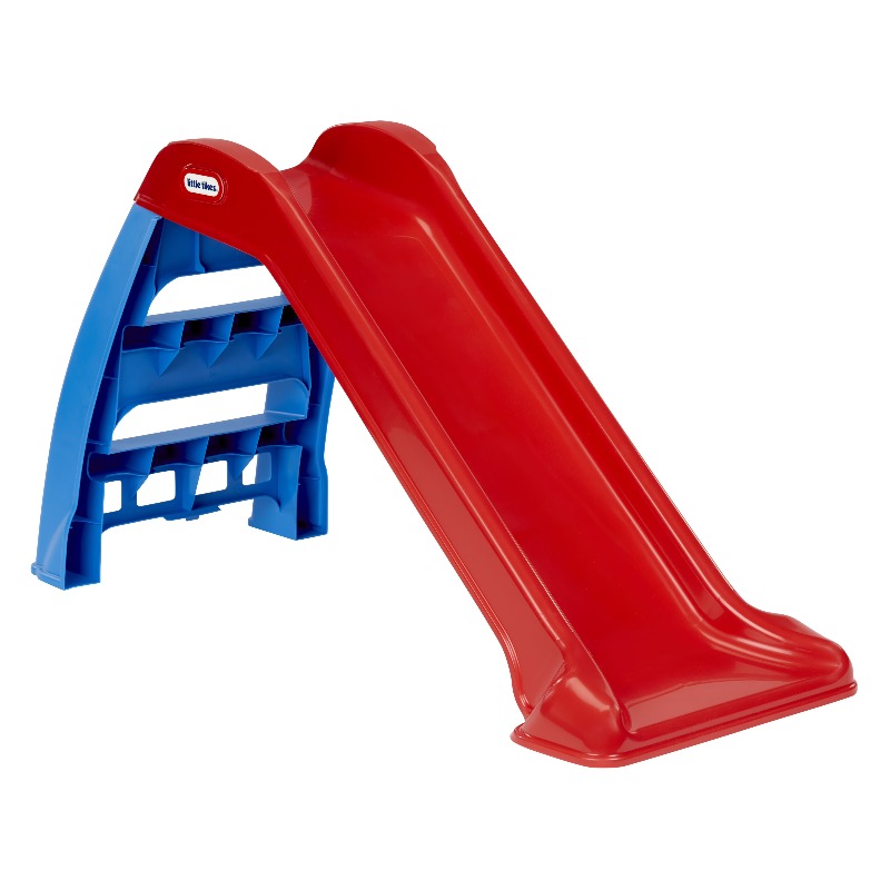 Little Tikes ファーストスライド、簡単セットアッププレイセット、屋内屋外裏庭、簡単に保管、幼児、子供向けのおもちゃ、18か月
