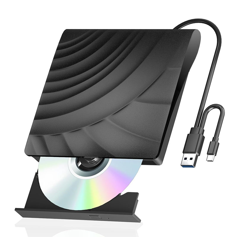 外部ブルーレイバーナー USB3.0 3D ブルーレイプレーヤー ラップトップ PC CD DVD-ROM BD ディスクドライブリーダーライター Windows 11 10 Mac OS用