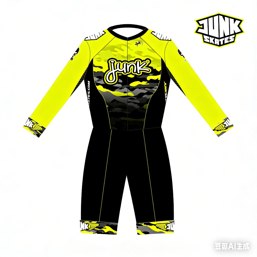 ジャンクスケートランニングスケートスーツ自転車服ローラージャンプスーツ Ciclismo 高速スピードスーツインラインスケート大人子供スキンスーツ