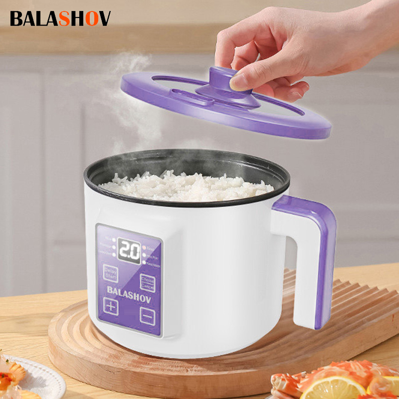 1.7L 電気炊飯器単二層 220V マルチクッカーノンスティックスマート機械式 MultiCooker 蒸し炊飯釜家庭用