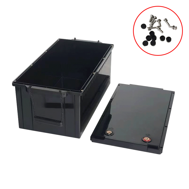 12V 24V 太陽電池 RV バッテリー収納ボックスケースネジ固定 90Ah 105Ah 280Ah Lifepo4 バッテリー収納プラスチックボックス