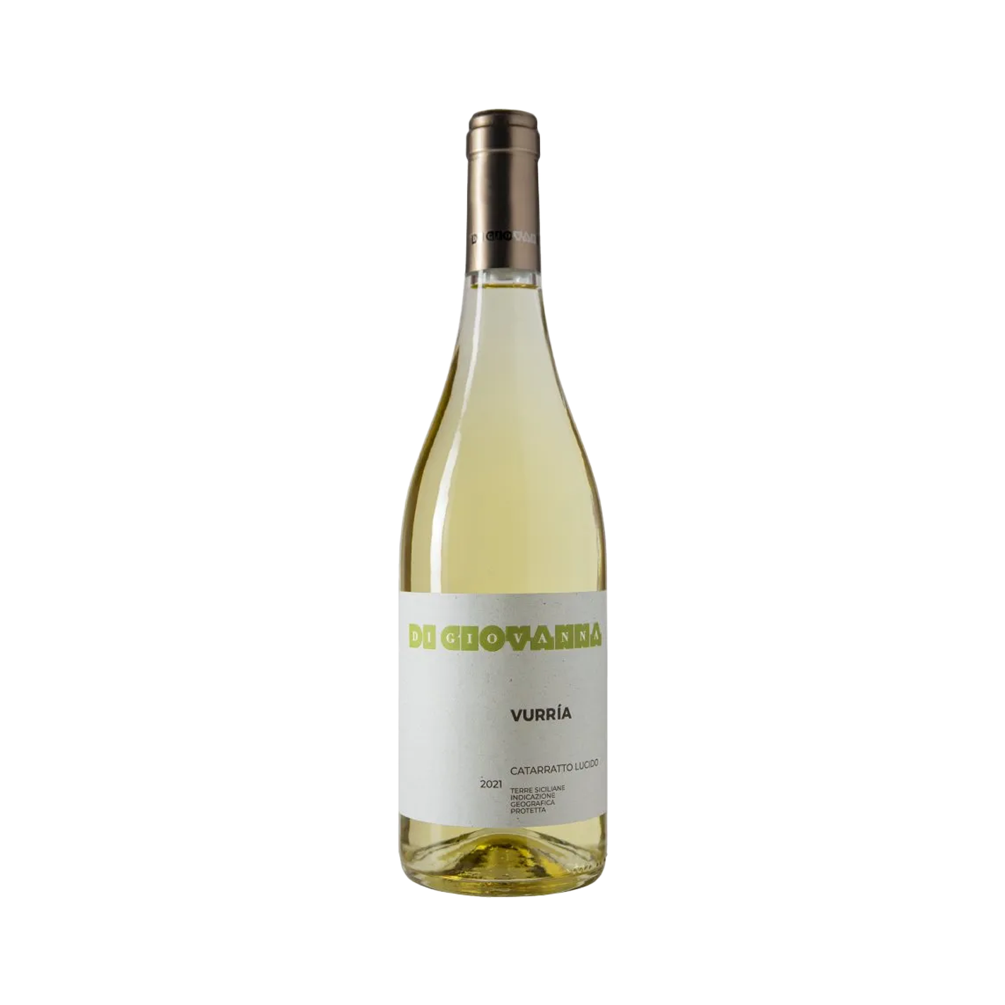 シチリア白ワイン ディ ジョヴァンナ-ヴリア カタラット-2022-75 Cl-生物学的-12% アルコール-8/10C