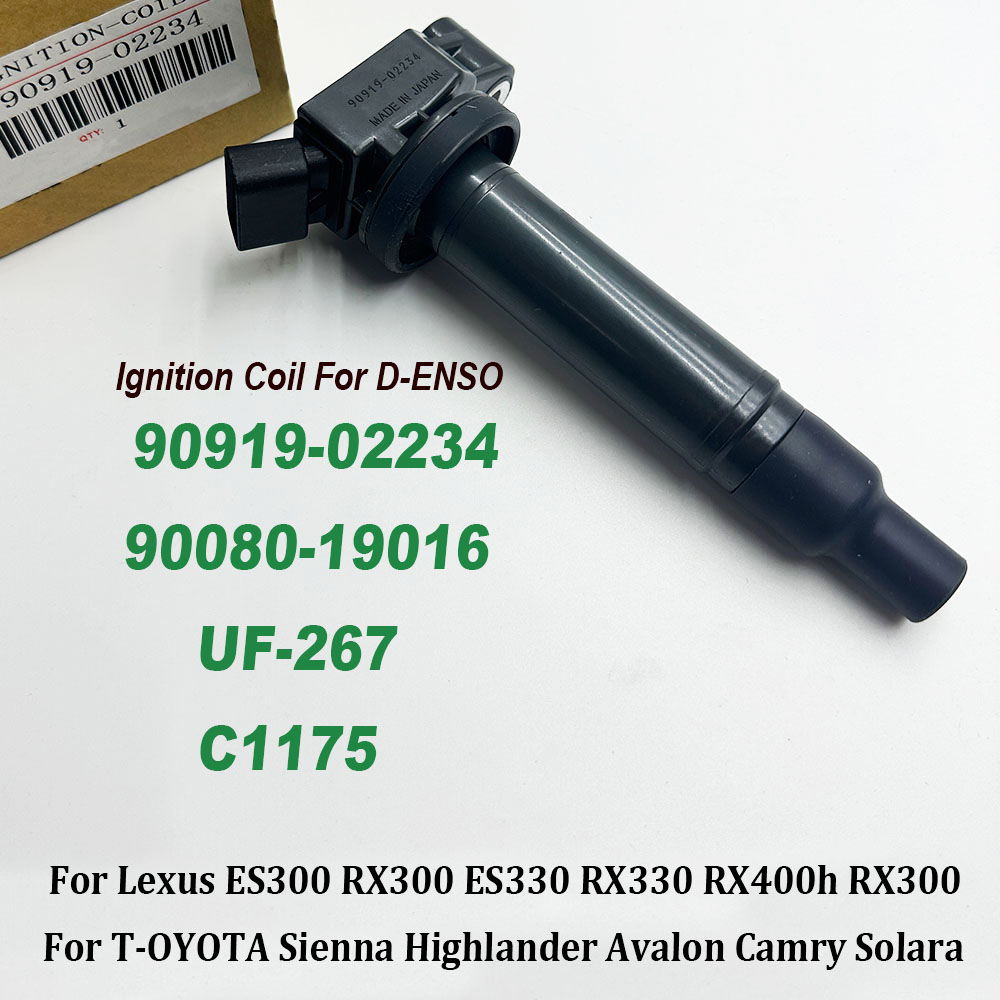 90919-02234 90080-19016 点火コイル 673-1301 L-exus ES300 RX300 アバロンカムリ 3.0L V6 ソララハイランダーシエナ 3.3L V6