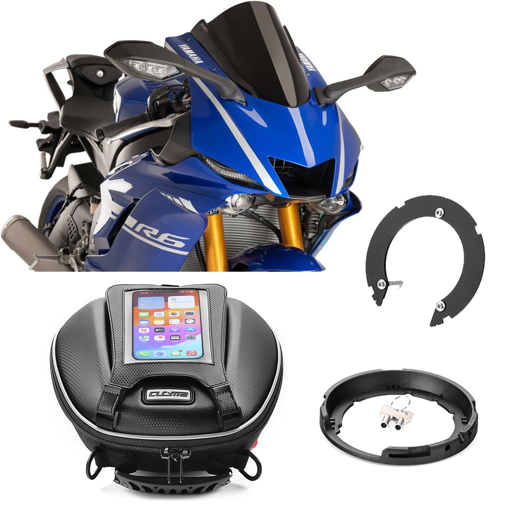 ヤマハトレーサー 700 MT07 トレーサー MT10/SP FZ25 Fazer R6 R7 R1 R25 R15 V4 MT10 MT15 MT25 タンクバッグ荷物バッグバックパック