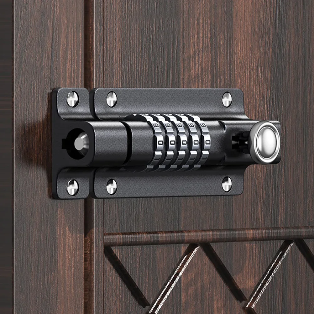 デッドボルトロック金属ドアコンビネーションキー屋外ゲートポータブルロック家庭用ワードローブ
