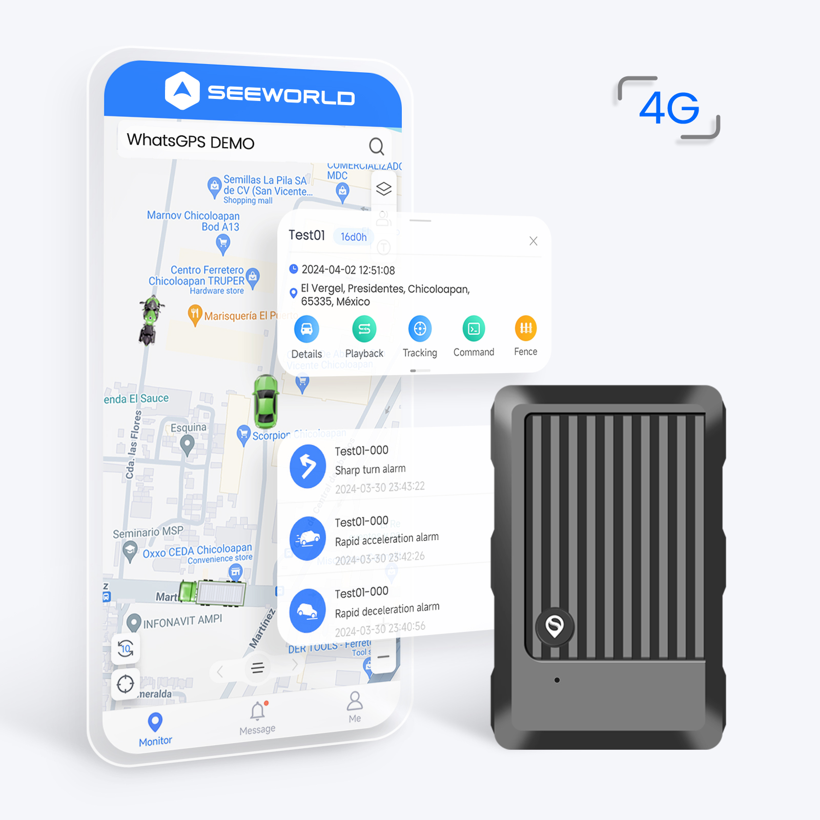 フリート管理および自動車用の磁気式長バッテリ寿命ワイヤレス GPS トラッカー デバイス