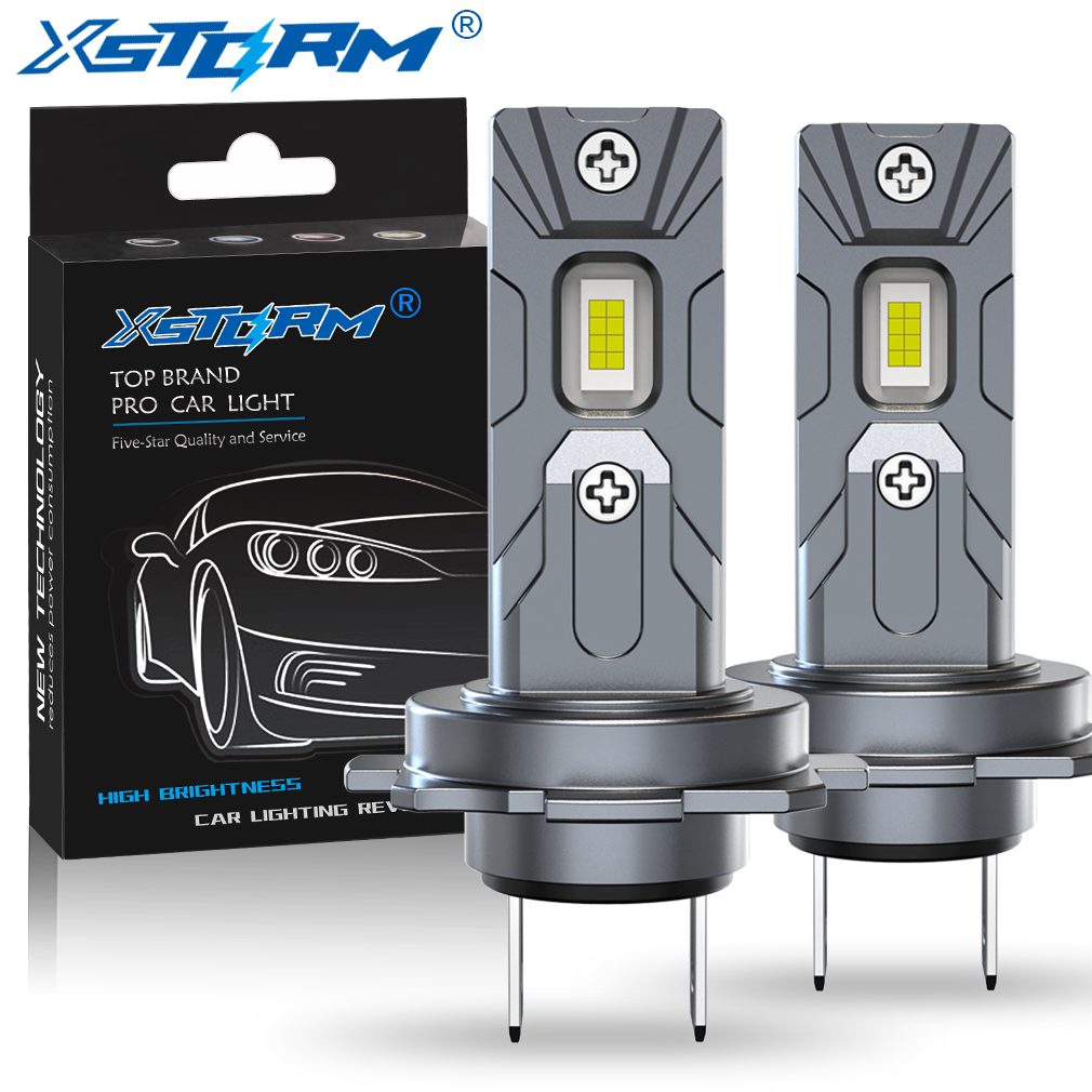 XSTORM H7 LED ヘッドライト電球ミニワイヤレス 60 ワット 20000LM 6500 K CSP 車のヘッドランプ自動ダイオードランプ H7 ターボ Led 12V 自動車