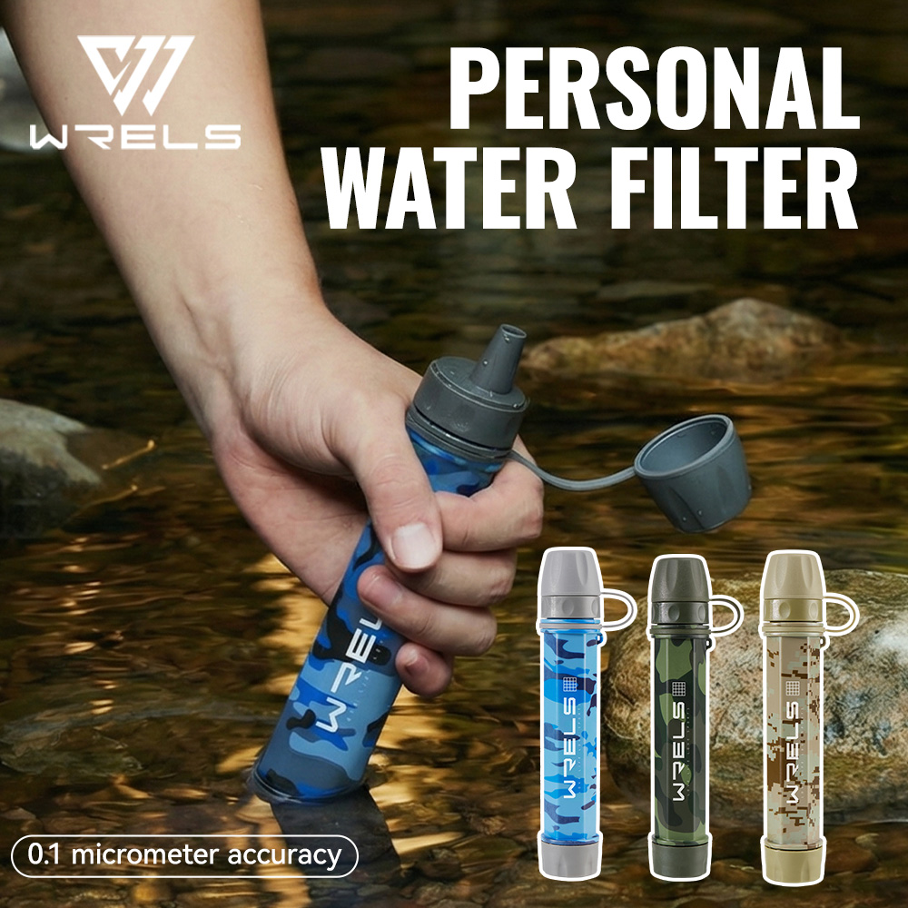 WRELS 屋外ハイキングミニキャンプ浄化水フィルター高品質ポータブル再利用可能な緊急救命サバイバルフィルター