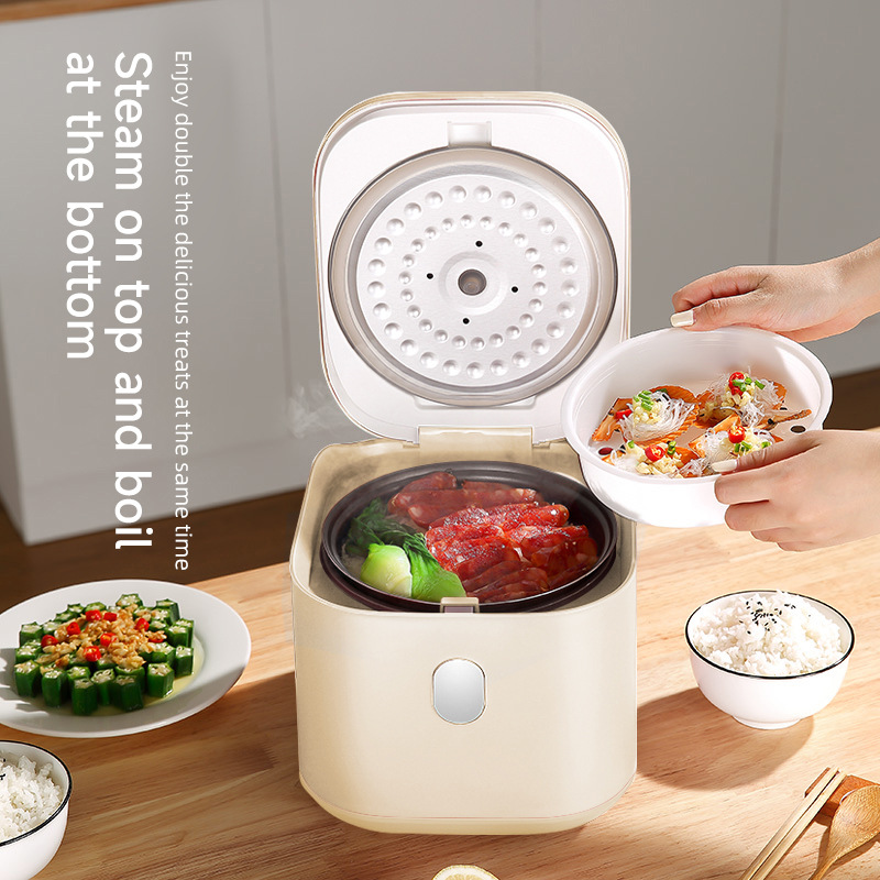 2.5L 400W 多機能電気炊飯器 24 時間タイマー付き ノンスティック内釜 - 完璧なご飯のための多用途電気ポット