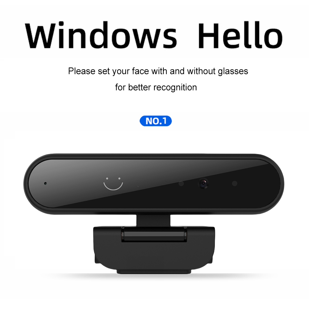USBコンピュータウェブカメラ 1MP 720P/2MP 1080P Windows Hello対応コンピュータウェブカメラ 内蔵マイク付き ノートパソコン/デスクトップコンピュータ用