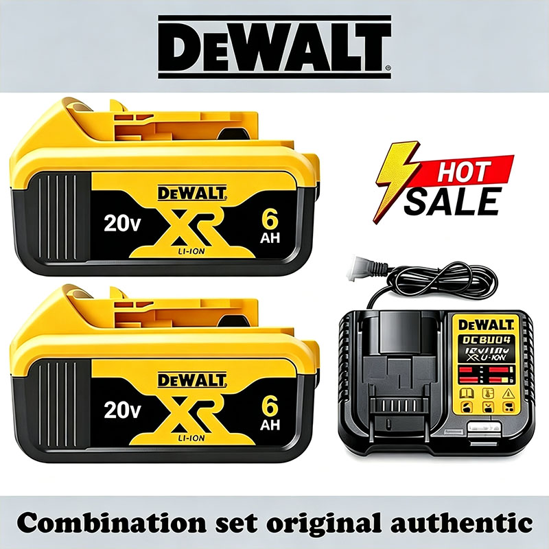 DeWALT 100% オリジナルバッテリー 20V/60V 6Ah 9Ah 最大フレックスボルト DCB606 DCB205 DCB206 DCB209 DCB182 電動工具用バッテリー