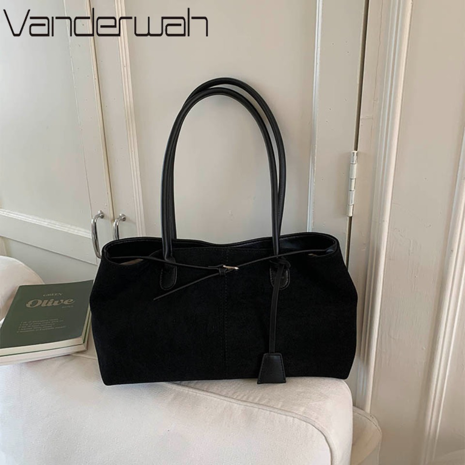 新しい冬ソリッドカラー Pu レザーハンドバッグデザイナーショルダーバッグ女性のためのレトロトップハンドルバッグ大容量ショッピングトートバッグ