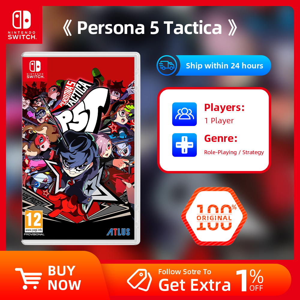 Nintendo Switch 2 ゲームセール - ペルソナ 5 タクティカ -EU バージョン- ゲーム アドベンチャー アクションおよび RPG ジャンル Switch 2 版