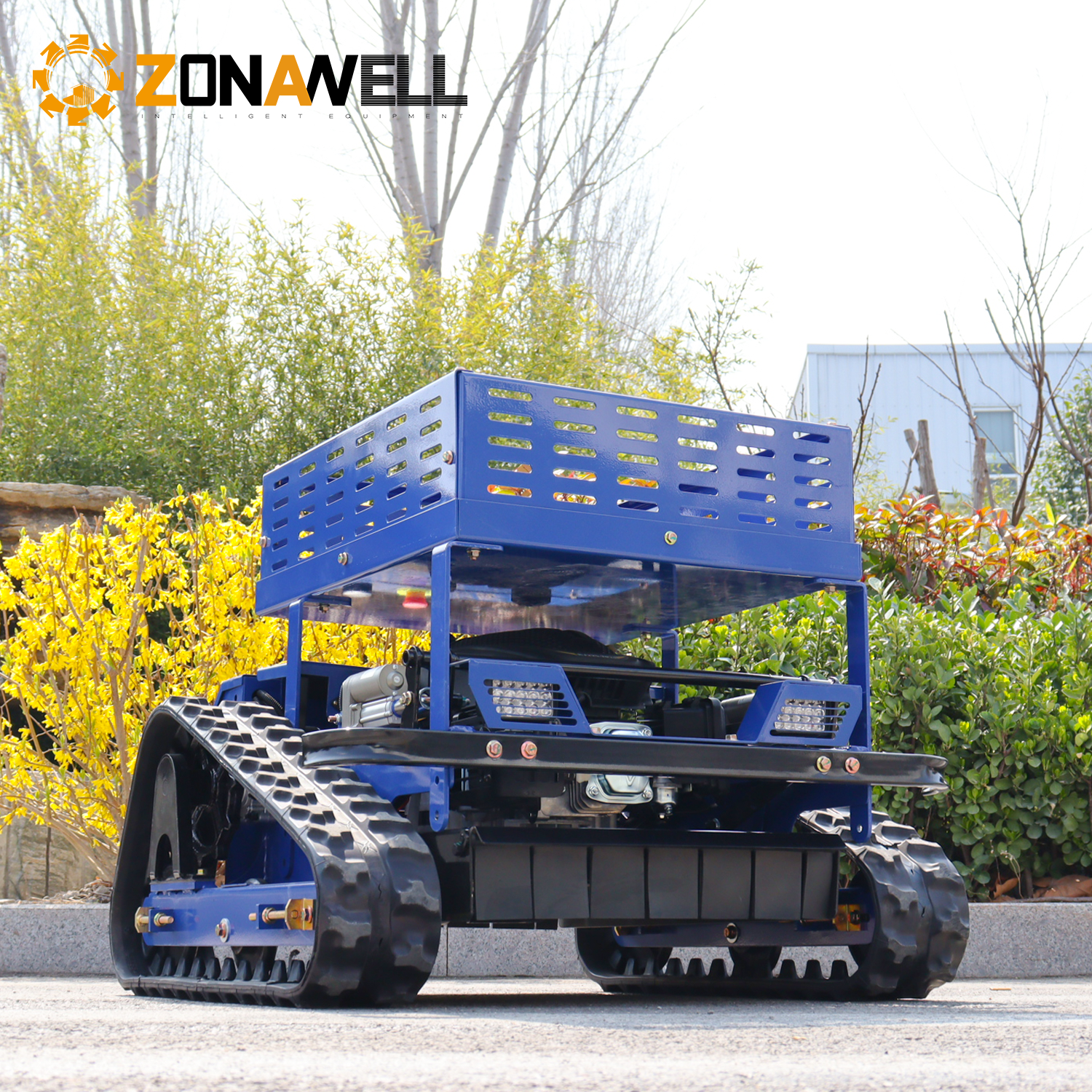 溶接収納ラック付き 500mm 芝刈り機、9.5HP 強力エンジン、庭用 2-in-1 多機能ツール