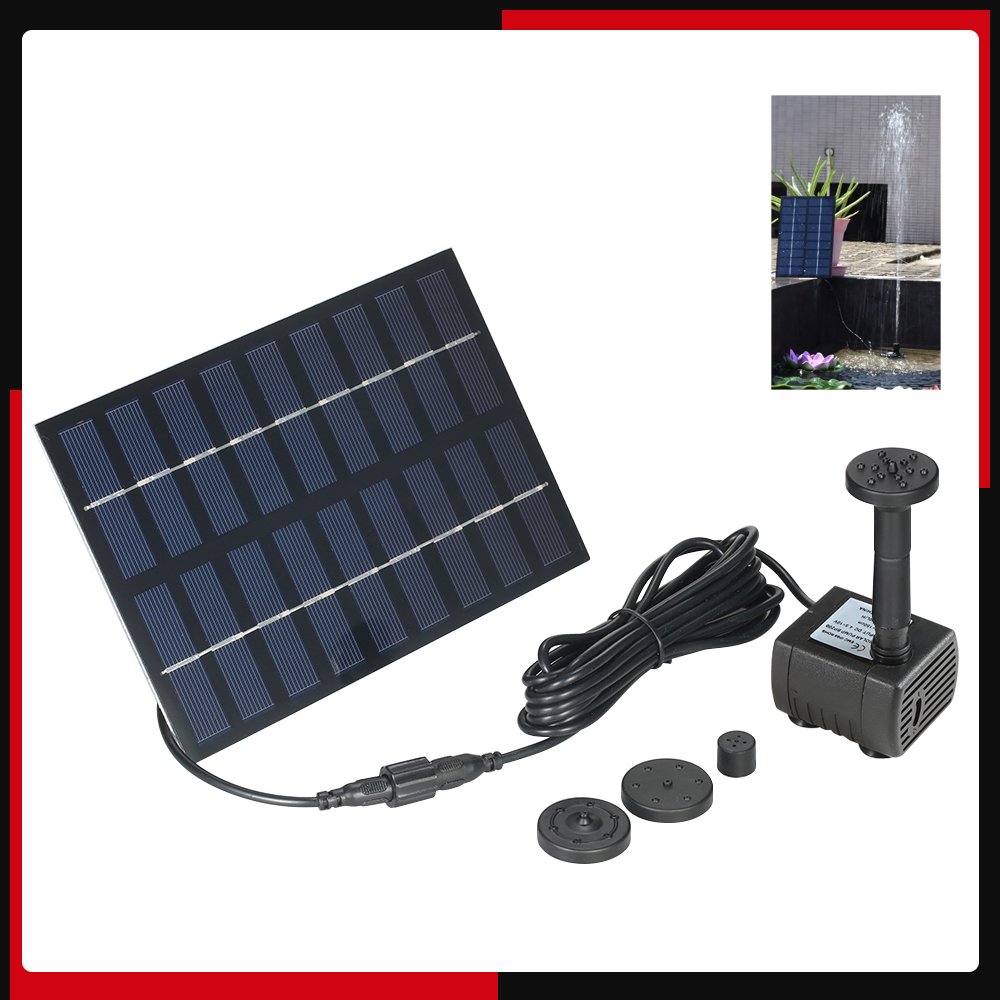 プロの太陽光発電噴水太陽光灌漑システムプール水ポンプ庭の植物太陽植物散水