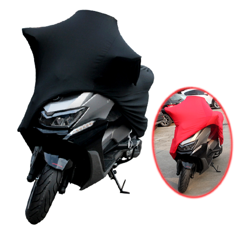 ユニバーサルオートバイカバー UV プロテクターカバー屋内屋外 2 色バイクスクーター防塵カバー弾性生地 M-4XL