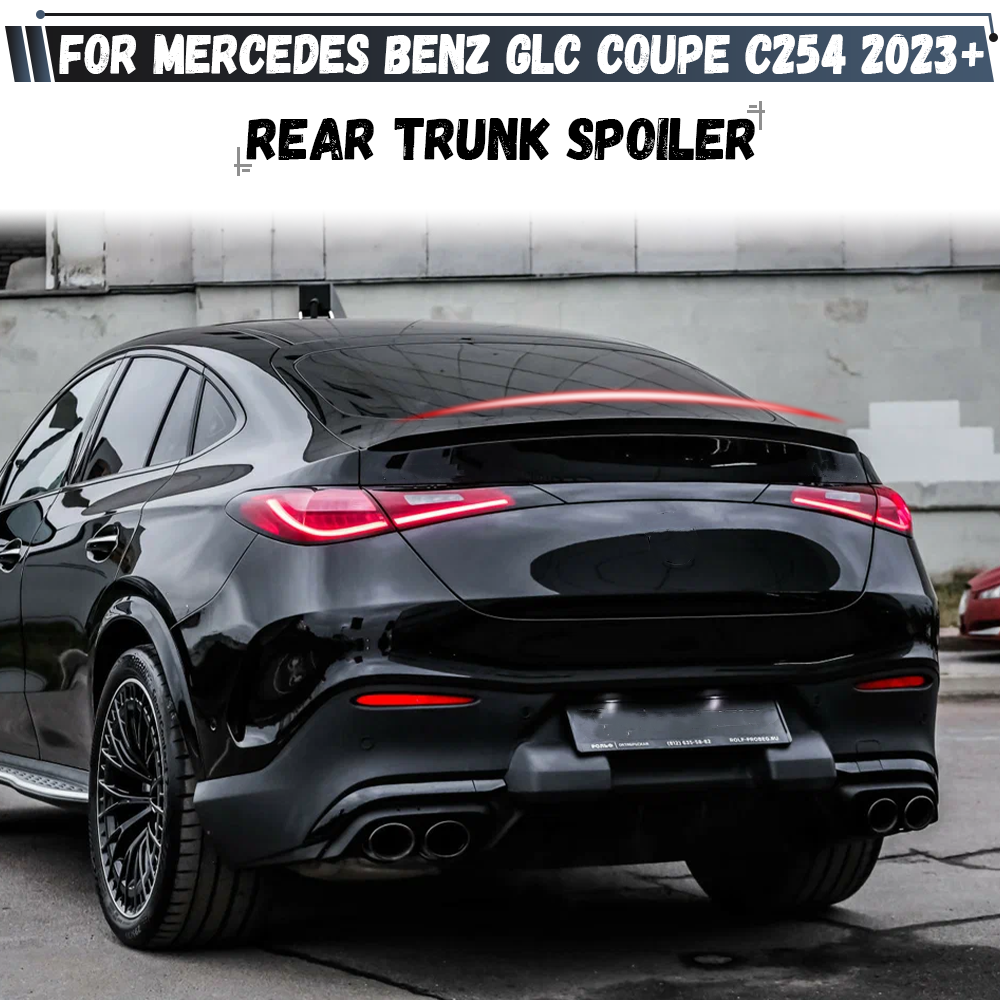 メルセデスベンツ GLC クーペ C254 GLC300 400 AMG 2023 2024 2025 2026 リアルーフスポイラーリアウイングボディキット