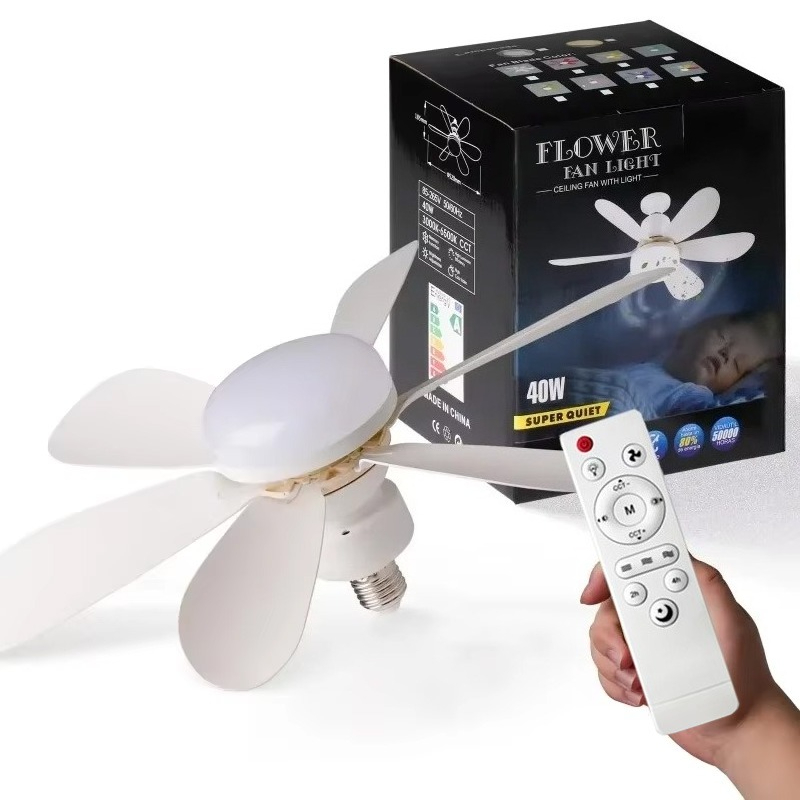 E27 リモート LED 30W シーリングファンライト調光機能付きリビングルーム研究や家庭での使用に適しています 85-265V