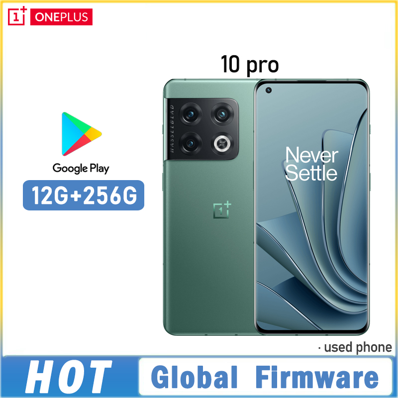 グローバルファームウェア OPPO Oneplus 10 PRO 5G スマートフォン Snapdragon 8 Gen1 12G 256G 5000mAh カメラ 50MP 48MP 中古電話