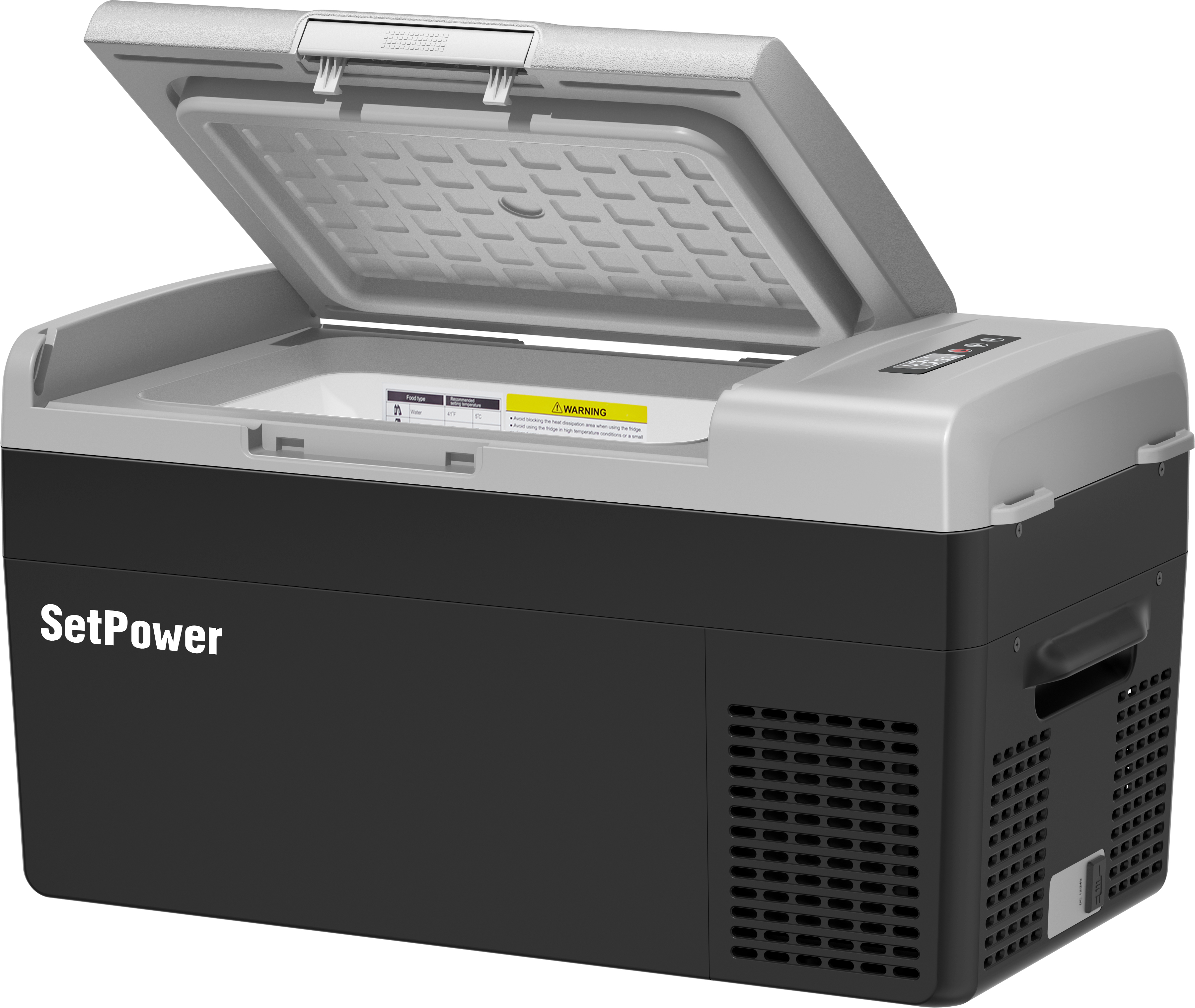 FC20 黒 12/24V 使い捨て冷蔵庫キャンプ冷凍庫太陽光発電クーラーポータブル屋外冷蔵庫 USB ポート