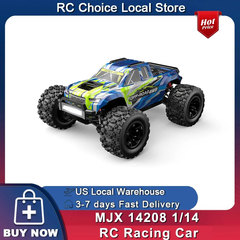 ハイパーゴー MJX 14208 1/14 RC カー 2.4 グラムリモートコントロール 4WD ブラシレスドリフト車両高速オフロードモンスタートラックおもちゃギフトとして
