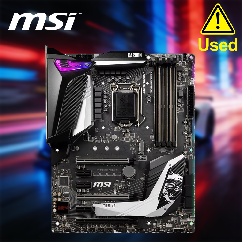 MSI MPG Z390 ゲーミング PRO カーボン LGA1151 (インテル第 8 世代および第 9 世代) M.2 USB 3.1 Gen 2 DDR4 HDMI DP SLI CFX ATX マザーボード