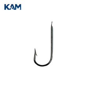 Black Nickel Round Bend Saltwater Fishing Hook 8252, Suitable for Saltwater Fishing Tackle