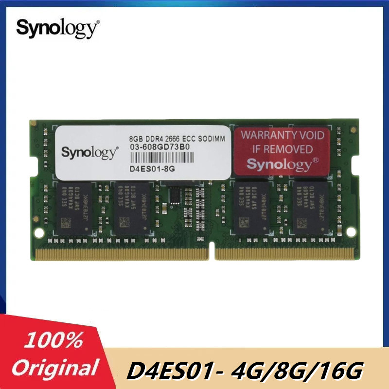 オリジナル Synology D4ES01-4G/8G/16G DDR4 ECC バッファなし SODIMM SO-DIMM メモリ モジュール