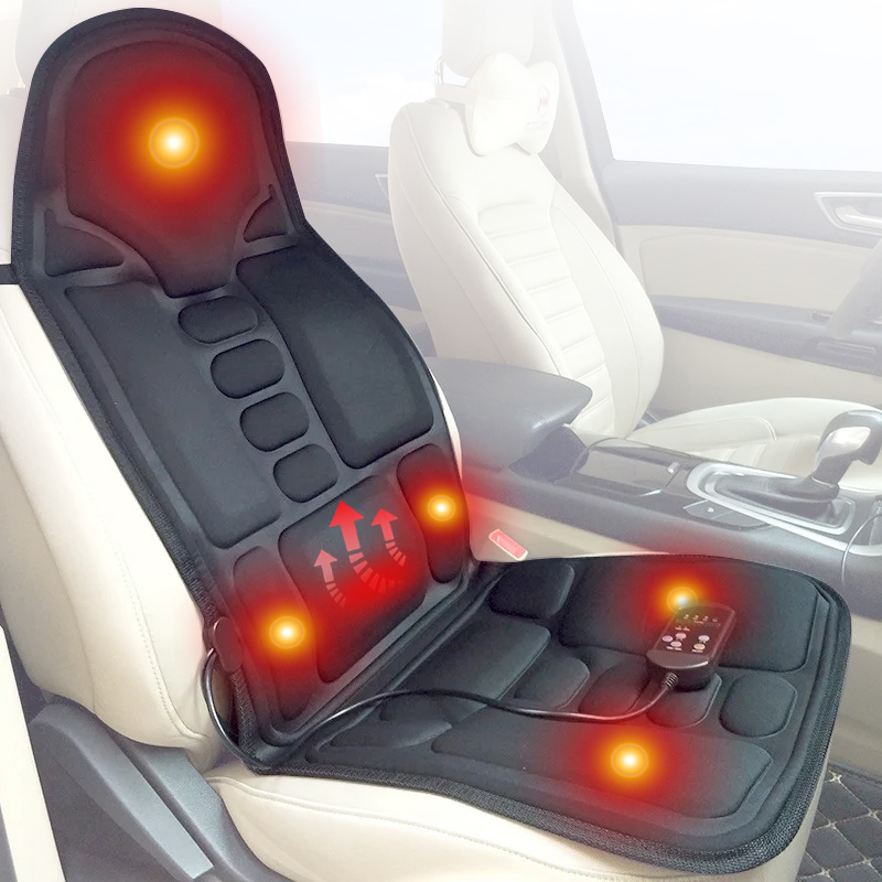 全身背中首腰加熱マッサージ電気バイブレータークッションシート車ホームオフィスマッサージチェアマットパッド