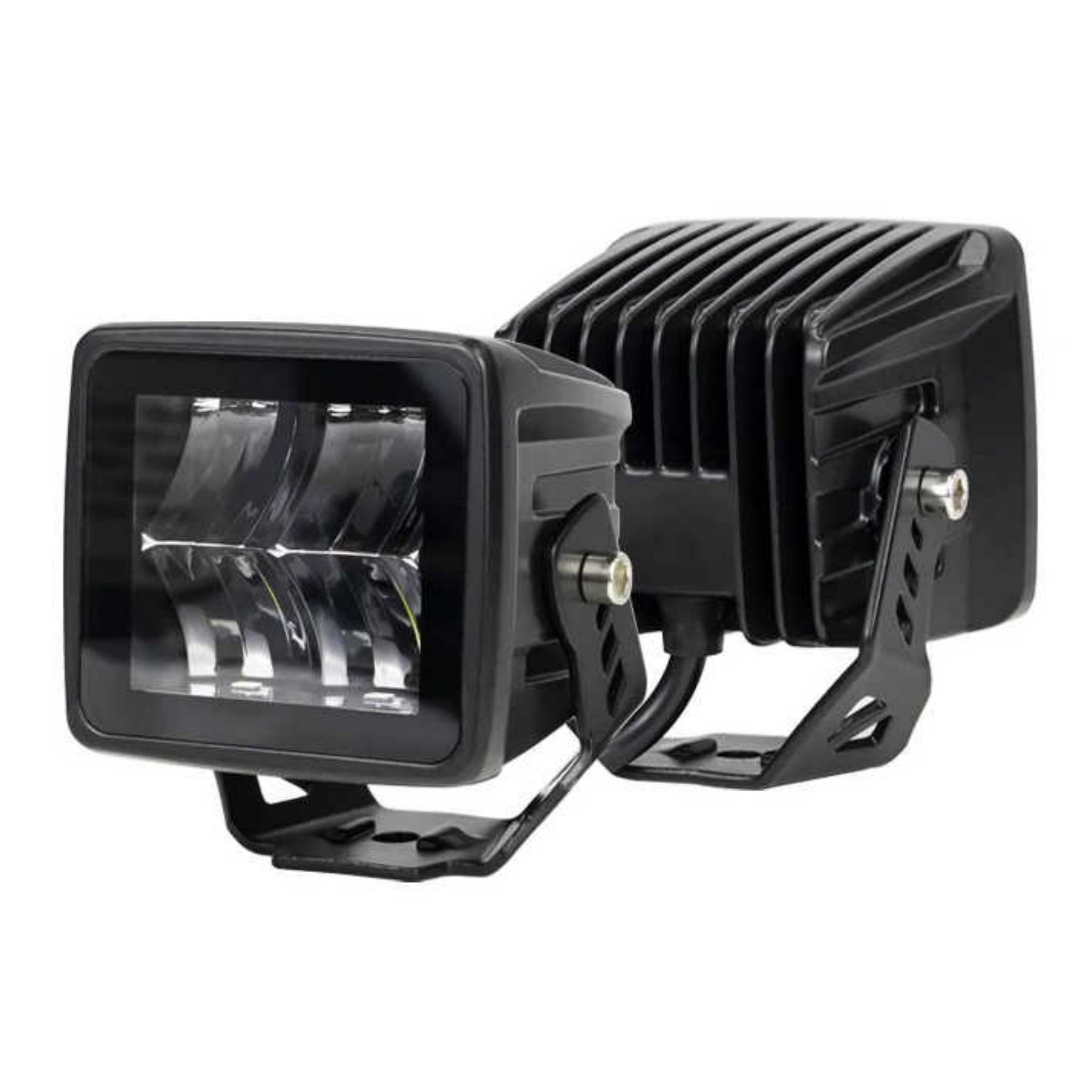 ペア 3 インチ LED ワークライト ホワイト イエロー 4x4 Led ライトバー スポット 8000LM A ピラーフォグマウント トラクター トラック オフロード SUV 12V 24V