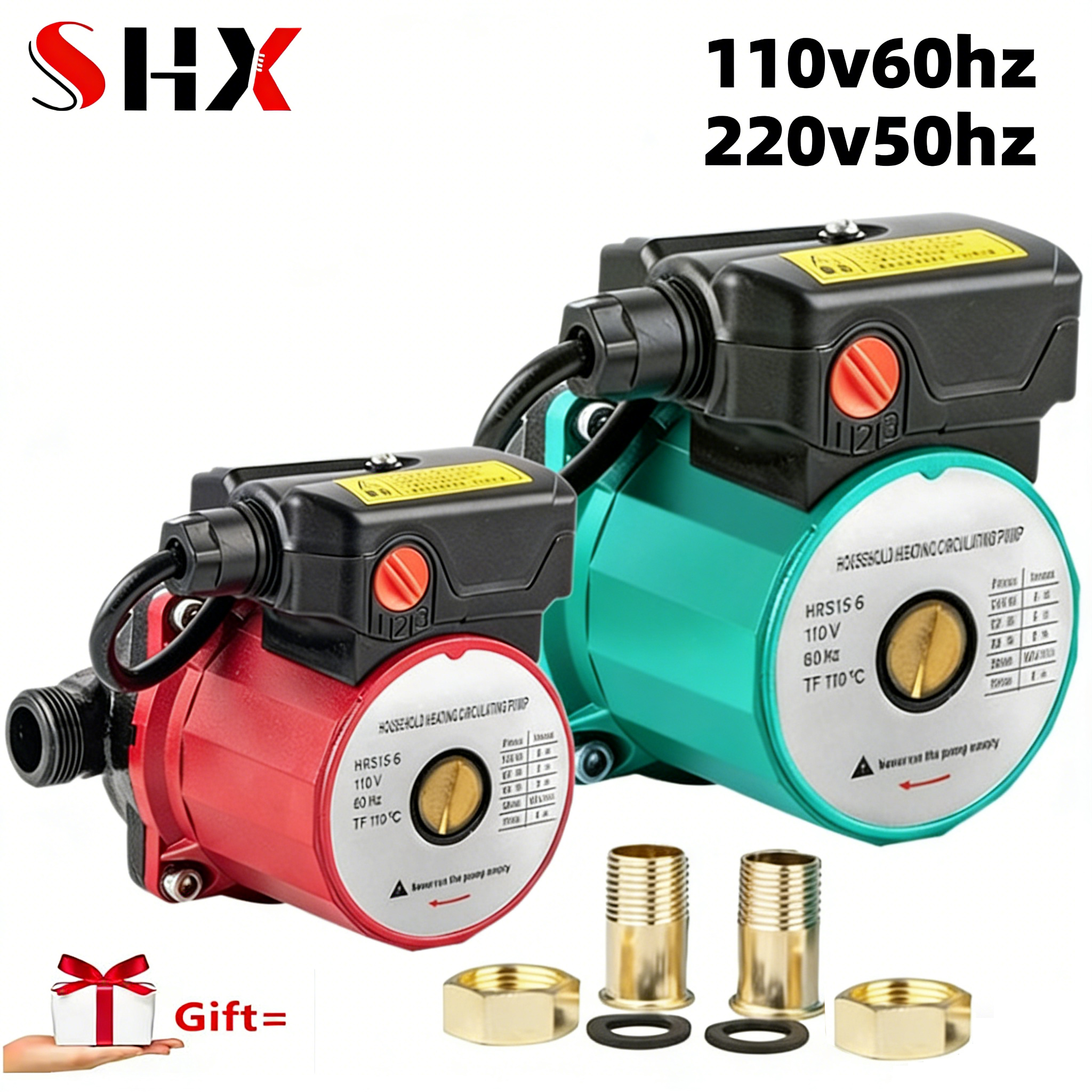 110v 220v シールド循環ポンプ家庭用水循環暖房壁掛けボイラー循環米国/ヨーロッパ標準