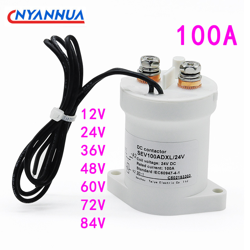 100A SEV100AD 高電圧 DC コンタクタ充電杭電気四輪車新エネルギー車
