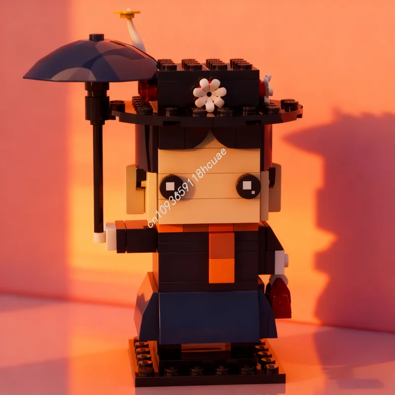 143 個 MOC メリー・ポピンズ Brickheadzed モデルビルディングブロック建設組み立てるアイデアおもちゃ教育クリスマスギフトレンガ子供