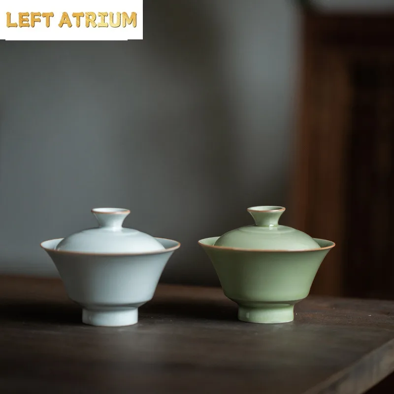 90 ミリリットル秘密色施釉 Gaiwan 手作り茶チュリーンティーボウル蓋キットティーメーカーカバーボウルカフェアクセサリー装飾品