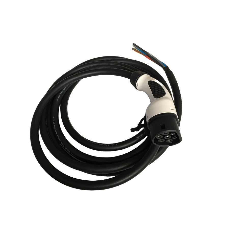 Duosida 電気自動車充電 IEC 62196-2 32A または充電ステーションなし CE または TUV のケーブルの長さは 3 メートル