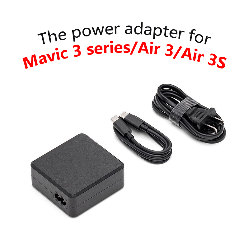 オリジナルアクセサリー Mavic 3 シリーズ用 100W 充電器 Mavic 3 Air3/Air 3S に最適 高速充電電源アダプター