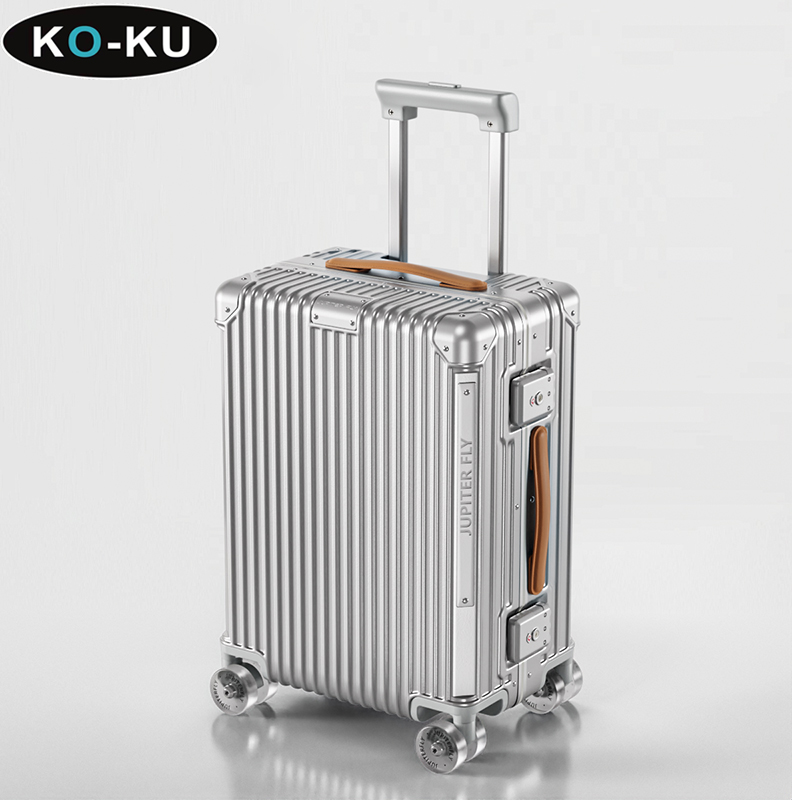 KO-KU 18/20インチ 機内持ち込み手荷物 サイレントホイールとアルミフレーム 24/28インチ ビジネストロリー 旅行スーツケース TSAロック