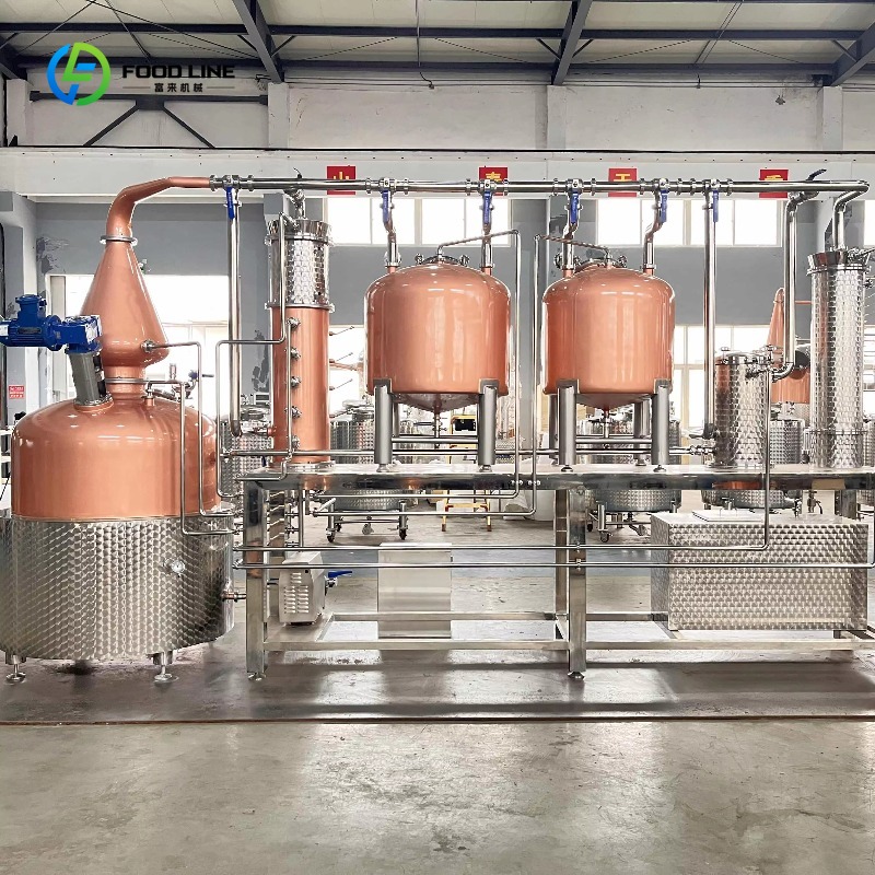 Customized Craft Beer Production Line Beer Brewing Steam Distillation Equipment for Alcohol Still Coloumn