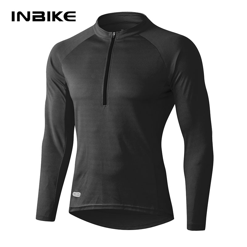 INBIKE 長袖サイクリング服メンズ春夏秋速乾性トッププロフェッショナルタイトなロードマウンテンバイク服
