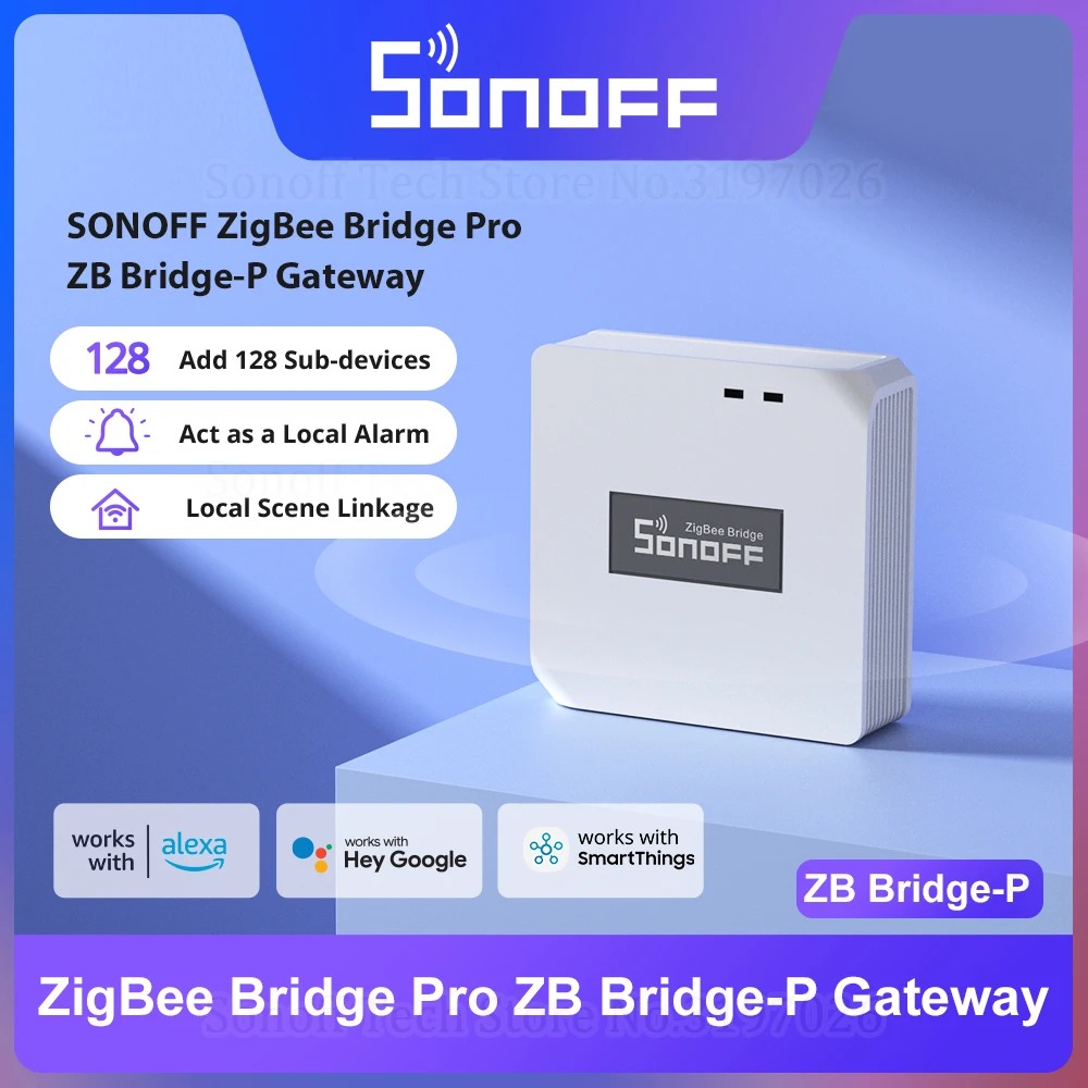 SONOFF ZB Bridge-P ZigBee Pro ESP32 ゲートウェイ Wi-Fi ZigBee デュアルプロトコル EWeLink 経由のローカル スマート シーン Alexa Google SmartThings