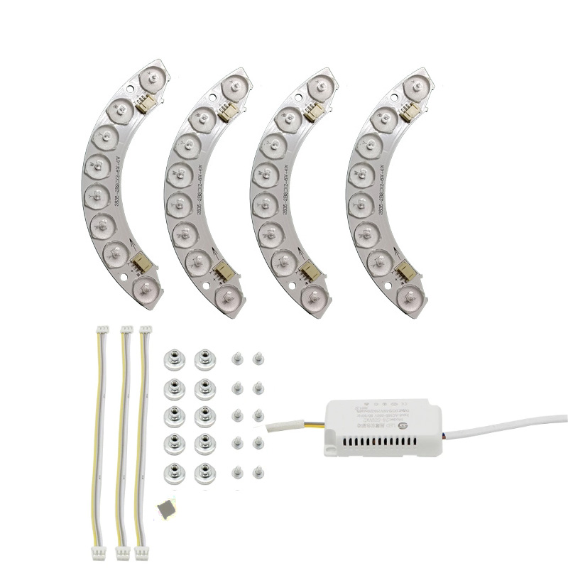 4 個 LED アークファンライト 110V220V 天井光源 6 ワット 12 ワットドライブ