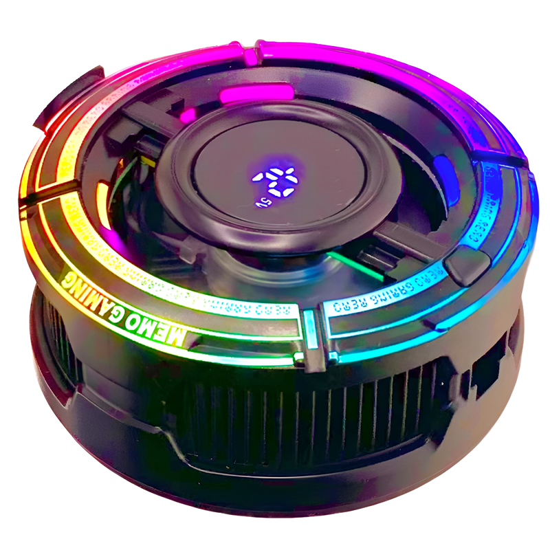 CX15 大画面ディスプレイ 5V3A 半導体電話クーラー ラジエーター RGB ライト付きハイパワー磁気冷却 AI 温度制御