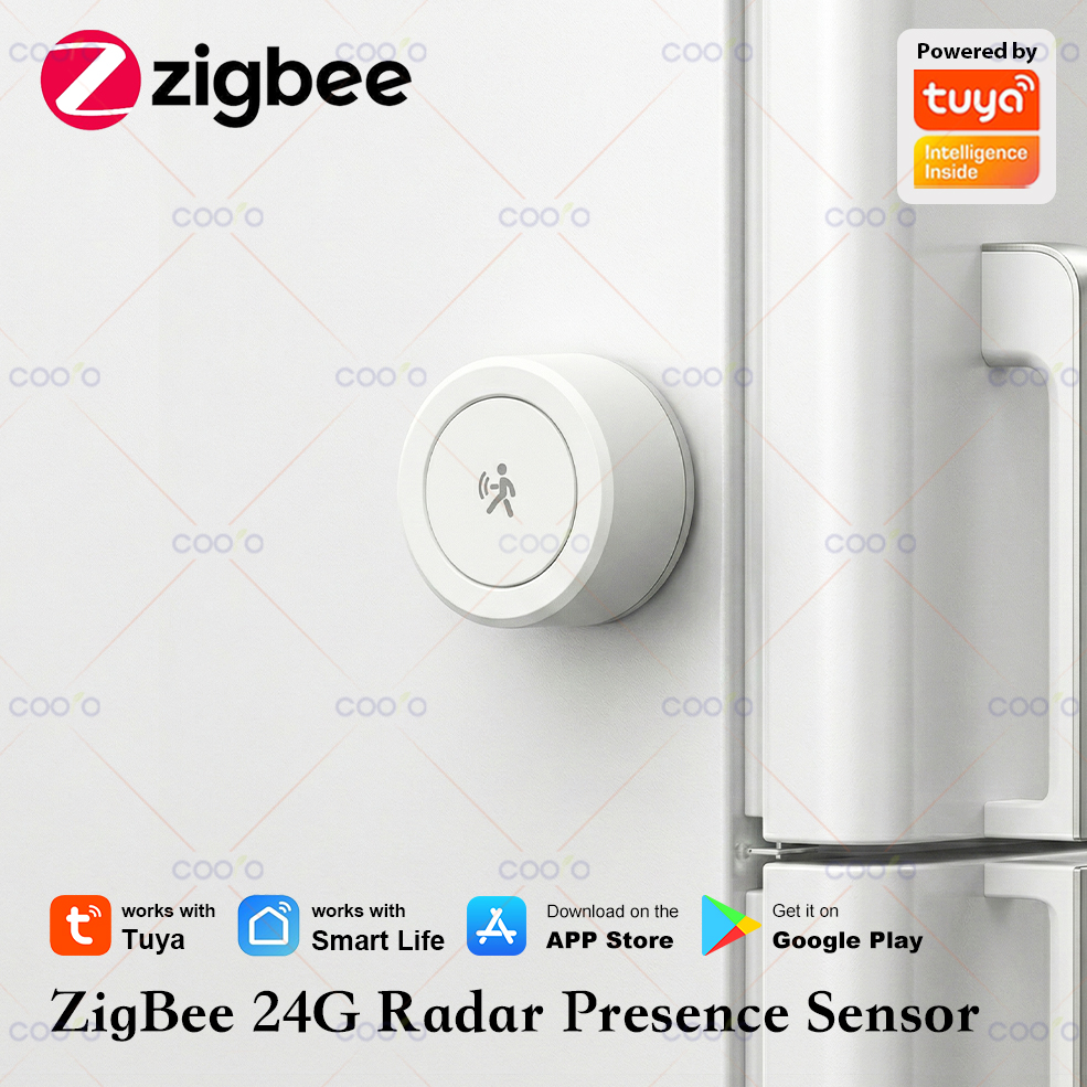 Tuya ZigBee 24 グラムミリ波レーダー人間存在検出器ミニ占有モーションセンサー磁気プレート付きスマートライフニーズハブ