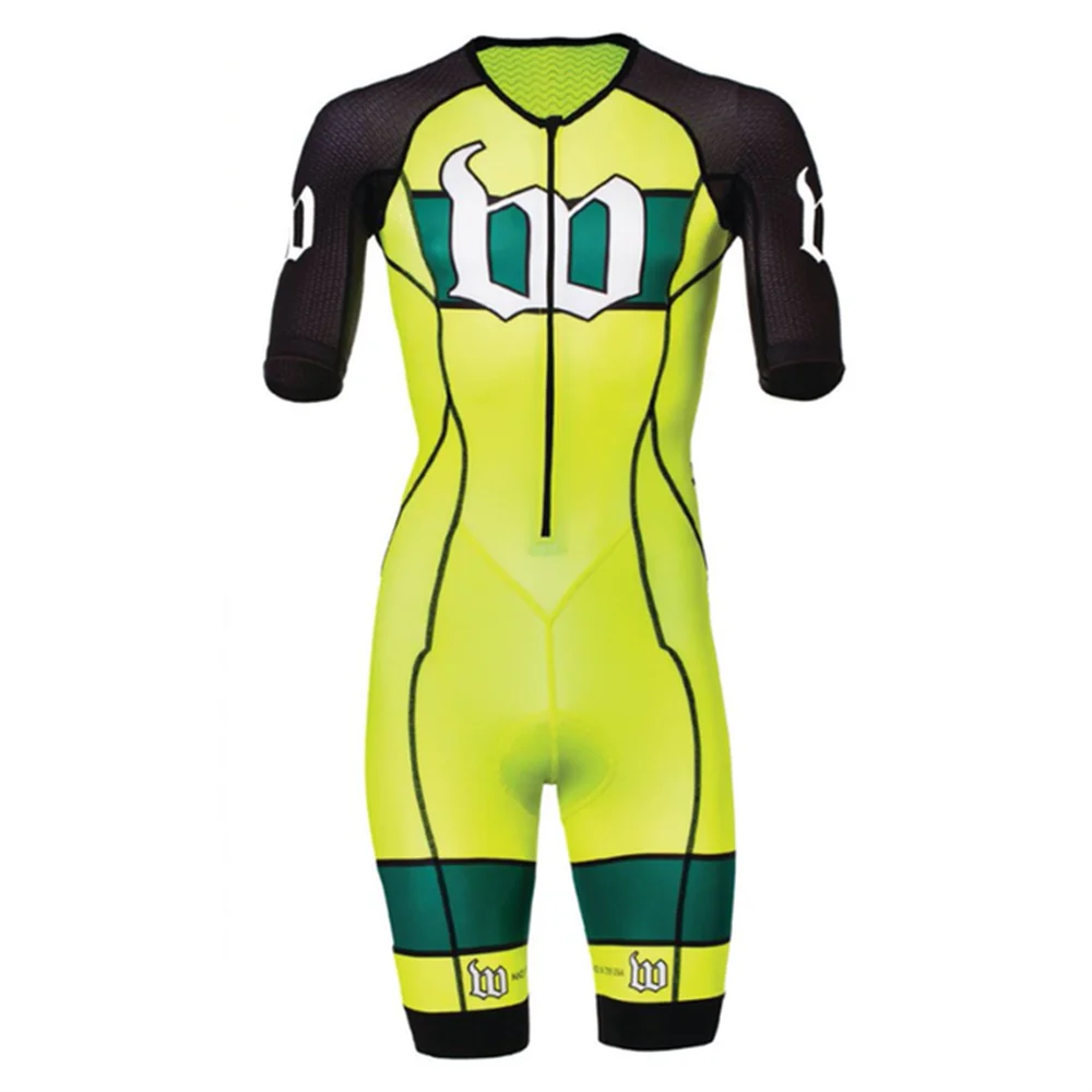 Wattie Ink Triathlon Team Racing Clothing TriSuit Outdoor Sprint Running Cycling Equipment Jumpsuit Maillot Ciclismo Bicycle kit
