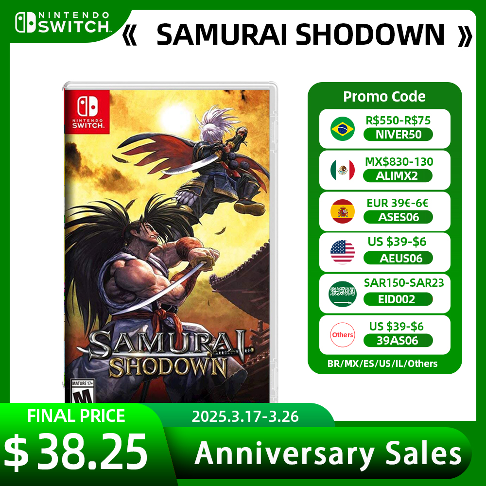 SAMURAI SPIRITS - Nintendo Switch ゲームカートリッジ物理カードサポート TV 卓上パームゲームモード